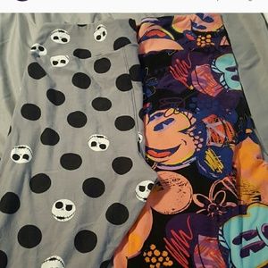 Jack Skellington Luelaroe TC Leggings